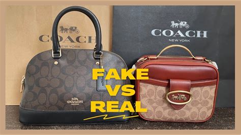 coach fake vs real bag|how to authenticate coach bag.